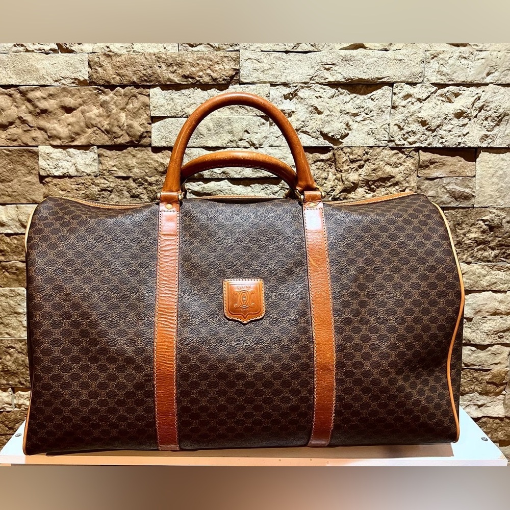 Authenticated Cline Celine Macadam Pattern Hand B… - image 5